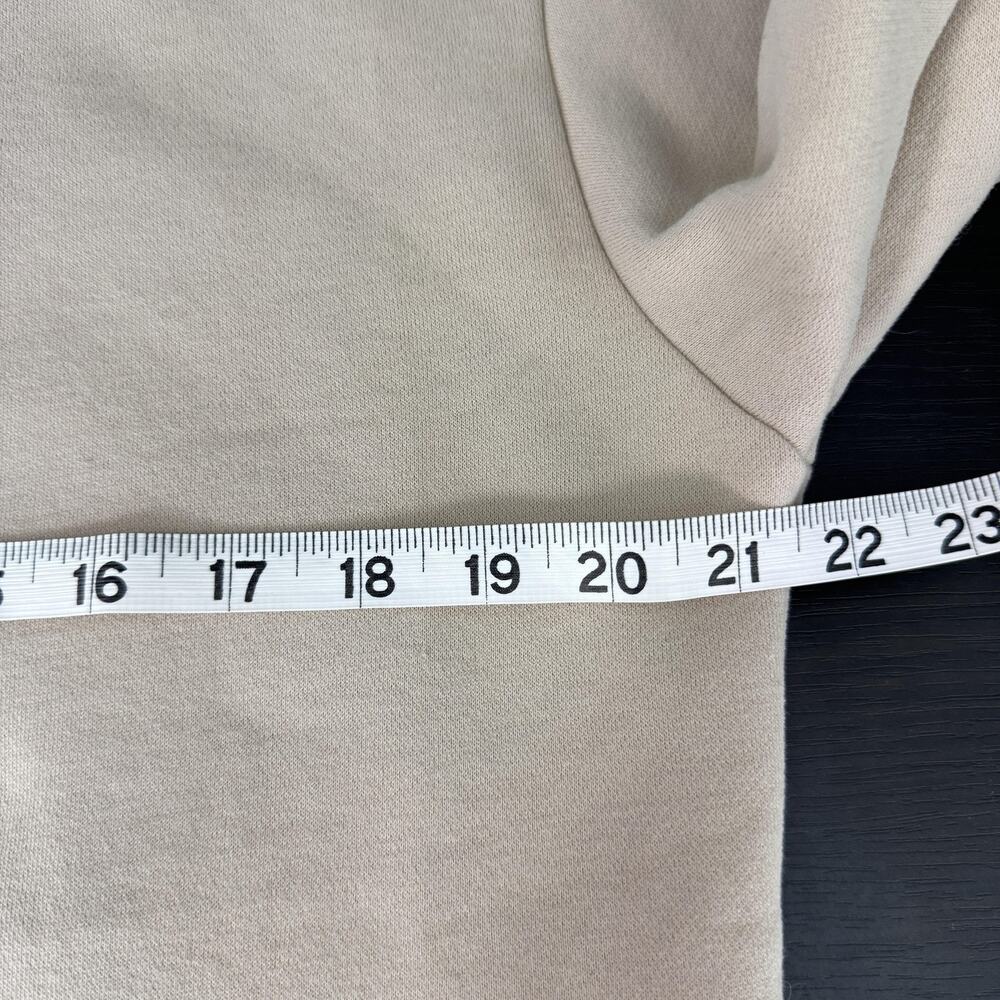 Vacancy Sweatshirt Womens 2 Paradise Inn Beige Fleece Pullover Sweater Soft - Picture 6 of 8